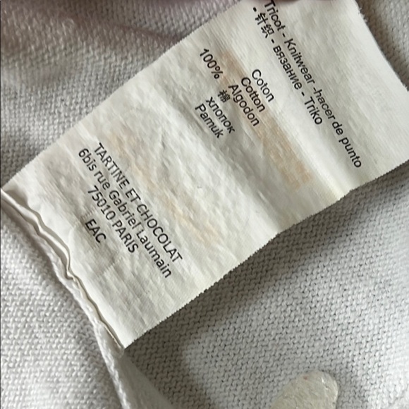 Tartine et Chocolat White Knit Sweater 9-12 months 1 A baby beautiful detail - Picture 9 of 9